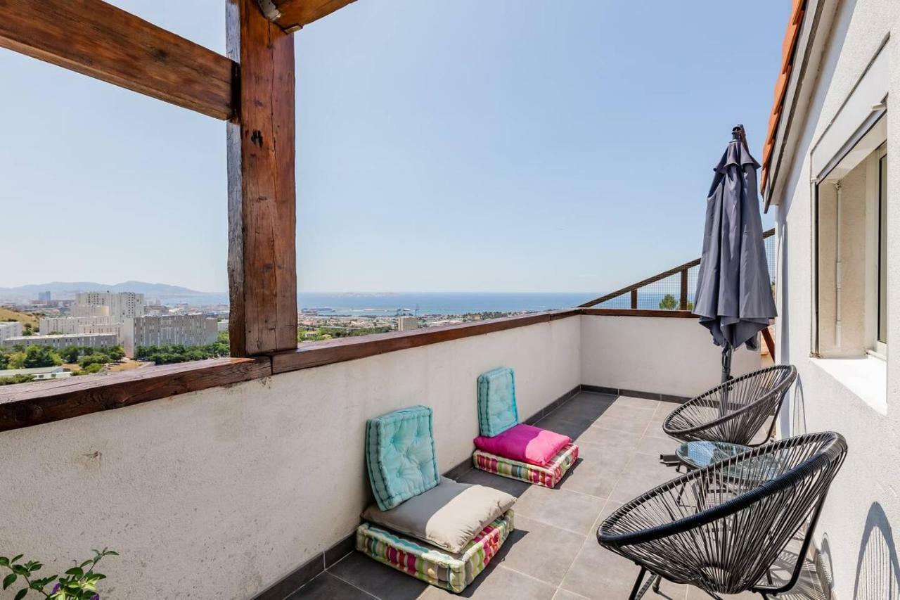 Appartement Cosy Verduron Vue Mer Panoramique Marseille Kültér fotó
